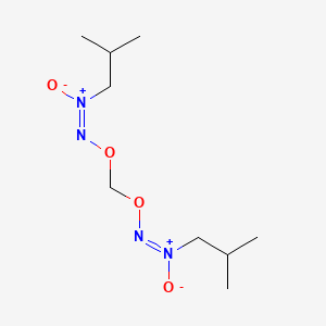 molecular formula C9H20N4O4 B3832950 2,12-dimethyl-6,8-dioxa-4,5,9,10-tetraazatrideca-4,9-diene 4,10-dioxide 
