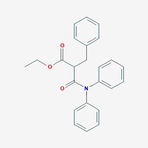 molecular formula C24H23NO3 B3833015 ethyl 2-benzyl-3-(diphenylamino)-3-oxopropanoate 