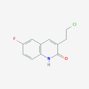 3-(2-chloroethyl)-6-fluoro-2(1H)-quinolinone