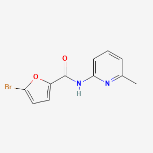 molecular formula C11H9BrN2O2 B3833130 5-bromo-N-(6-methyl-2-pyridinyl)-2-furamide 