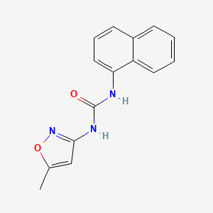 molecular formula C15H13N3O2 B3833135 N-(5-methyl-3-isoxazolyl)-N'-1-naphthylurea 