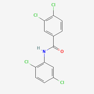 molecular formula C13H7Cl4NO B3833138 3,4-dichloro-N-(2,5-dichlorophenyl)benzamide CAS No. 73688-84-3