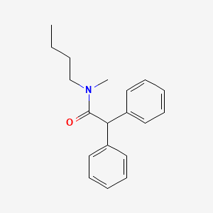molecular formula C19H23NO B3833146 N-butyl-N-methyl-2,2-diphenylacetamide 