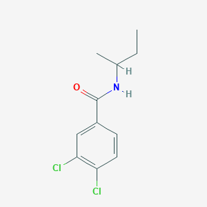 molecular formula C11H13Cl2NO B3833153 N-(sec-butyl)-3,4-dichlorobenzamide CAS No. 32226-57-6