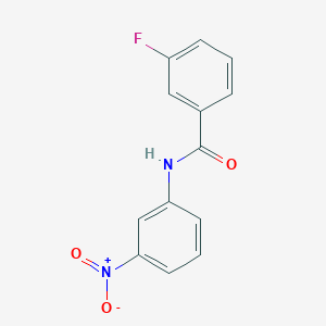 molecular formula C13H9FN2O3 B3833195 3-fluoro-N-(3-nitrophenyl)benzamide 