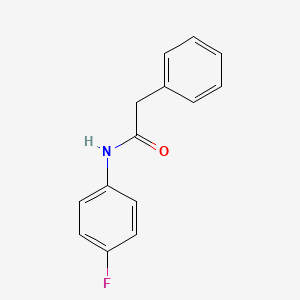 molecular formula C14H12FNO B3833210 N-(4-fluorophenyl)-2-phenylacetamide CAS No. 5215-28-1