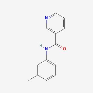 molecular formula C13H12N2O B3833255 N-(3-methylphenyl)nicotinamide 