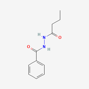 molecular formula C11H14N2O2 B3833285 N'-butyrylbenzohydrazide 
