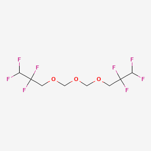molecular formula C8H10F8O3 B3833293 3,3'-[oxybis(methyleneoxy)]bis(1,1,2,2-tetrafluoropropane) 
