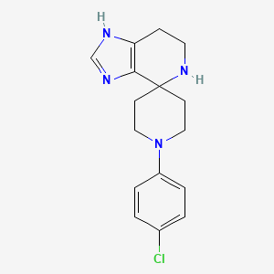 1'-(4-chlorophenyl)-1,5,6,7-tetrahydrospiro[imidazo[4,5-c]pyridine-4,4'-piperidine]