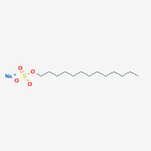 molecular formula C13H27NaO4S B038335 十二烷基硫酸钠 CAS No. 3026-63-9