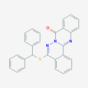 5-Benzhydrylsulfanylquinazolino[2,3-a]phthalazin-8-one
