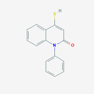 molecular formula C15H11NOS B383360 1-phenyl-4-sulfanyl-2(1H)-quinolinone 