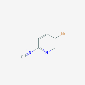 molecular formula C6H3BrN2 B383365 5-Bromo-2-isocyanopyridine CAS No. 255842-13-8