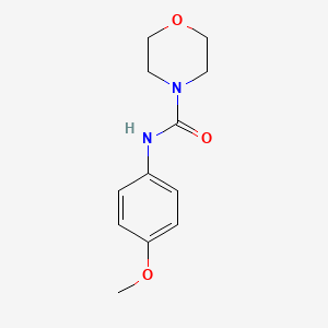 molecular formula C12H16N2O3 B3833669 N-(4-methoxyphenyl)-4-morpholinecarboxamide 