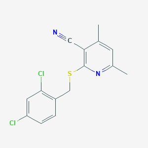 2-[(2,4-Dichlorobenzyl)sulfanyl]-4,6-dimethylnicotinonitrile