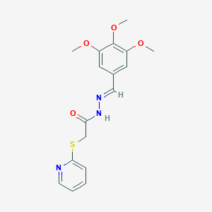 2-(2-pyridinylthio)-N'-(3,4,5-trimethoxybenzylidene)acetohydrazide