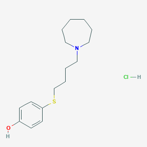 4-{[4-(1-azepanyl)butyl]thio}phenol hydrochloride