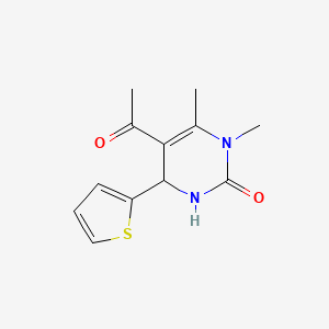 5-acetyl-1,6-dimethyl-4-(2-thienyl)-3,4-dihydro-2(1H)-pyrimidinone