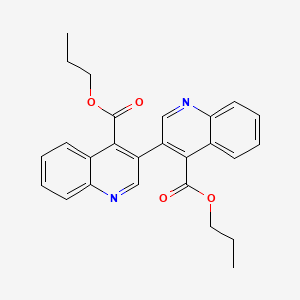 dipropyl 3,3'-biquinoline-4,4'-dicarboxylate