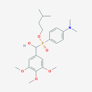 Isopentyl 4-(dimethylamino)phenyl[hydroxy(3,4,5-trimethoxyphenyl)methyl]phosphinate