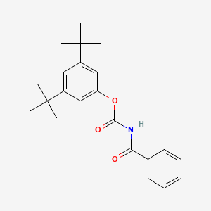 molecular formula C22H27NO3 B3833968 3,5-di-tert-butylphenyl benzoylcarbamate 