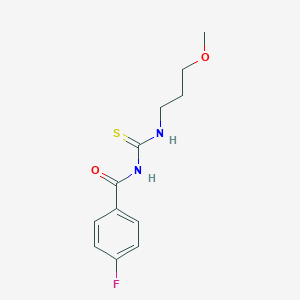 4-fluoro-N-(3-methoxypropylcarbamothioyl)benzamide