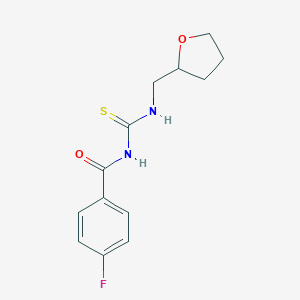 N-(4-fluorobenzoyl)-N'-(tetrahydro-2-furanylmethyl)thiourea