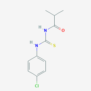molecular formula C11H13ClN2OS B383410 N-(4-chlorophenyl)-N'-isobutyrylthiourea 