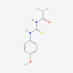 N-[(4-methoxyphenyl)carbamothioyl]-2-methylpropanamide
