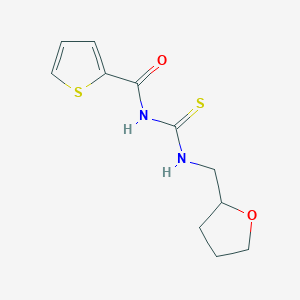 N-(oxolan-2-ylmethylcarbamothioyl)thiophene-2-carboxamide
