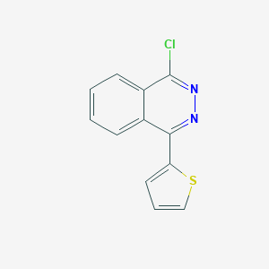 molecular formula C12H7ClN2S B383423 1-Chloro-4-thiophen-2-ylphthalazine CAS No. 124959-34-8
