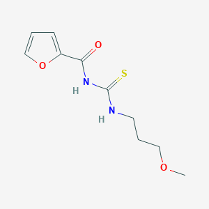 molecular formula C10H14N2O3S B383425 N-(2-furoyl)-N'-(3-methoxypropyl)thiourea 