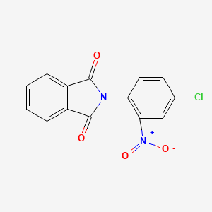 molecular formula C14H7ClN2O4 B3834260 2-(4-chloro-2-nitrophenyl)-1H-isoindole-1,3(2H)-dione CAS No. 75458-16-1