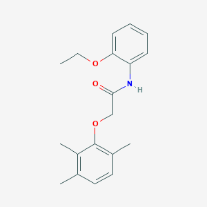 molecular formula C19H23NO3 B383427 N-(2-ethoxyphenyl)-2-(2,3,6-trimethylphenoxy)acetamide CAS No. 433327-16-3
