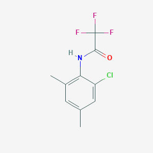 molecular formula C10H9ClF3NO B383429 N-(2-chloro-4,6-dimethylphenyl)-2,2,2-trifluoroacetamide 
