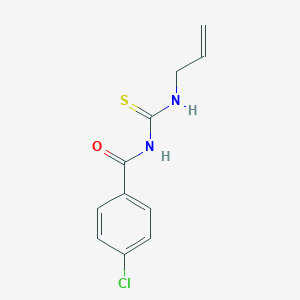 molecular formula C11H11ClN2OS B383435 N-allyl-N'-(4-chlorobenzoyl)thiourea 