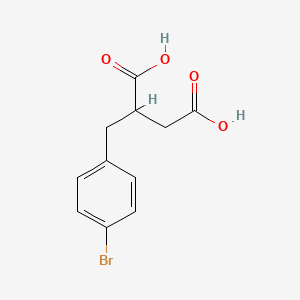 molecular formula C11H11BrO4 B3834364 2-(4-bromobenzyl)succinic acid 