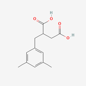 molecular formula C13H16O4 B3834370 2-(3,5-dimethylbenzyl)succinic acid 