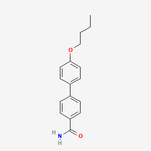 molecular formula C17H19NO2 B3834379 4'-butoxy-4-biphenylcarboxamide 