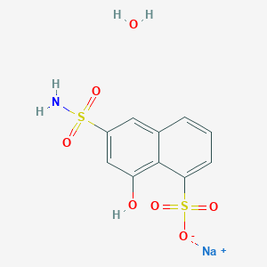 molecular formula C10H10NNaO7S2 B3834392 sodium 6-(aminosulfonyl)-8-hydroxy-1-naphthalenesulfonate hydrate 