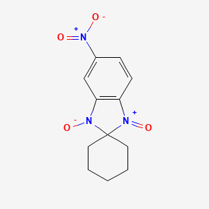 molecular formula C12H13N3O4 B3834464 5-硝基螺[苯并咪唑-2,1'-环己烷] 1,3-二氧化物 CAS No. 163126-82-7