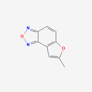 molecular formula C9H6N2O2 B3834488 7-methylfuro[3,2-e][2,1,3]benzoxadiazole 