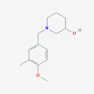 molecular formula C14H21NO2 B3834598 1-(4-methoxy-3-methylbenzyl)-3-piperidinol 