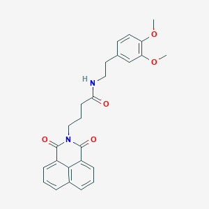 N-[2-(3,4-dimethoxyphenyl)ethyl]-4-(1,3-dioxo-1H-benzo[de]isoquinolin-2(3H)-yl)butanamide