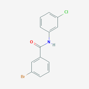 molecular formula C13H9BrClNO B3834786 3-bromo-N-(3-chlorophenyl)benzamide 