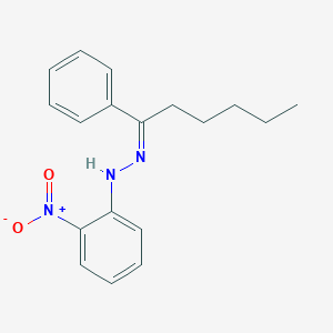 1-phenyl-1-hexanone (2-nitrophenyl)hydrazone