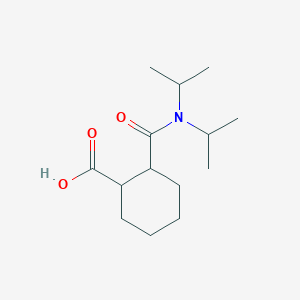 molecular formula C14H25NO3 B3834811 2-[(diisopropylamino)carbonyl]cyclohexanecarboxylic acid CAS No. 69049-88-3