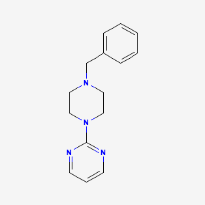 molecular formula C15H18N4 B3834911 2-(4-benzyl-1-piperazinyl)pyrimidine oxalate 