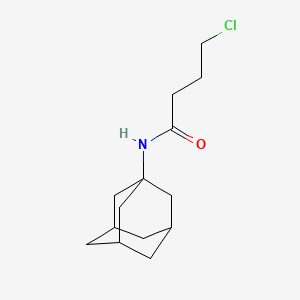 molecular formula C14H22ClNO B3834953 N-1-adamantyl-4-chlorobutanamide 